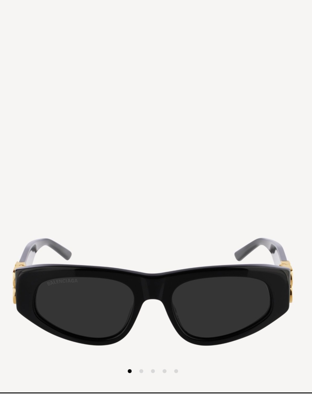 Balenciaga Black Dynasty D-Frame Sunglasses